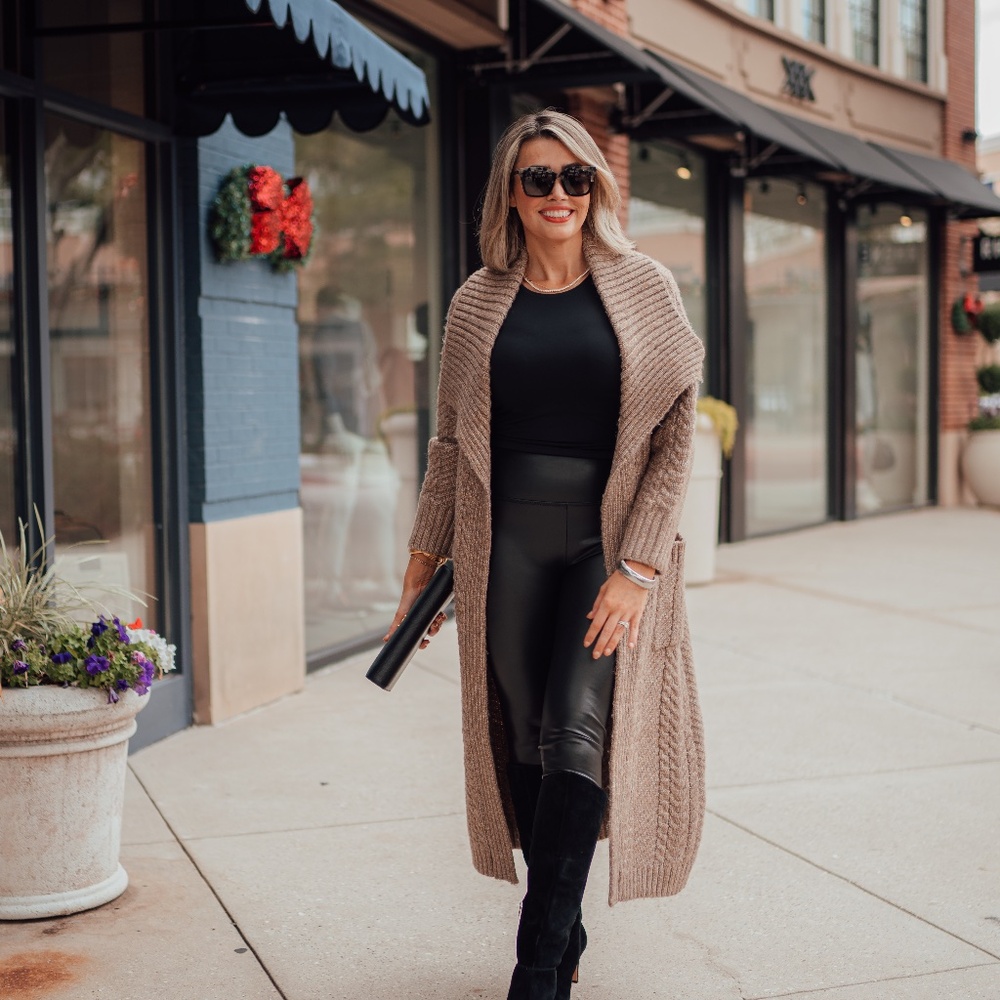 NWOT Longline Knit Coatigan